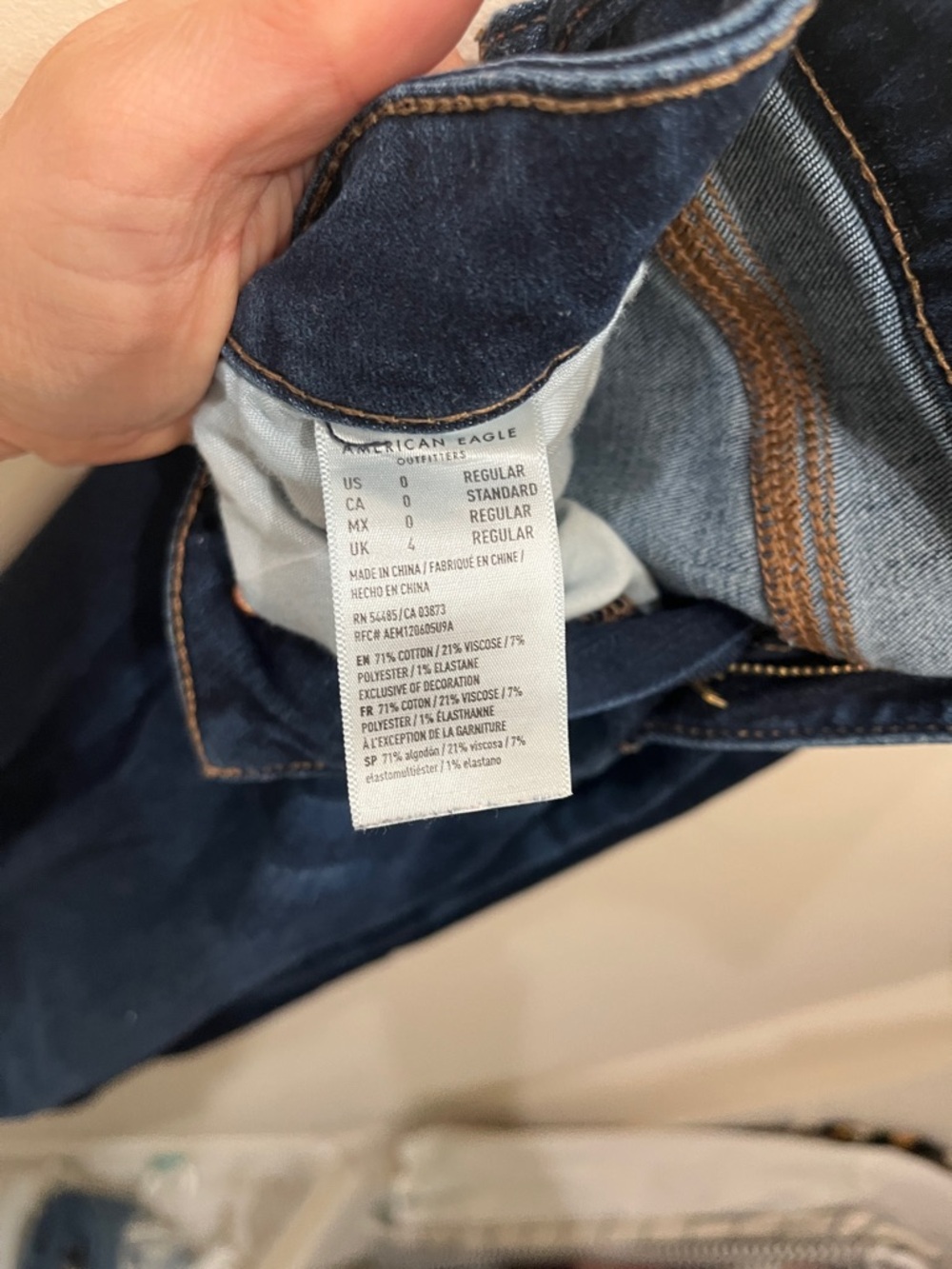 American Eagle Outfitters Skinny NEXT LEVEL size 0 - Picture 6 of 6